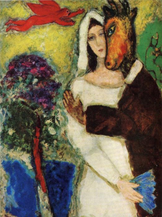 Midsummer Night's Dream painting - Marc Chagall Midsummer Night's Dream art painting